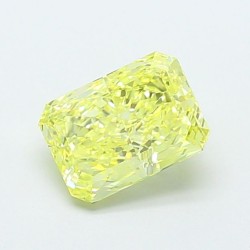 Diament laboratoryjny o barwie fantazyjnej radiant, 1.53ct, IF, Fancy Intense Yellow, IGI LG720547008