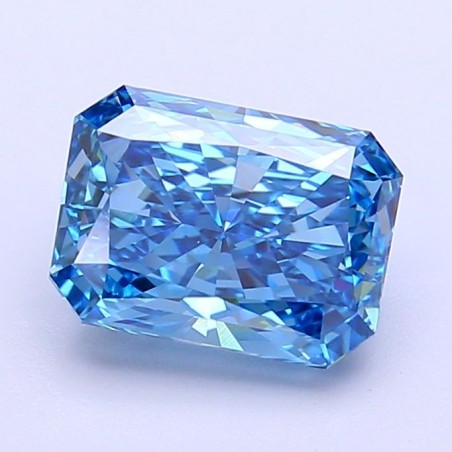 Diament laboratoryjny o barwie fantazyjnej radiant, 2.15ct, VVS2, Fancy Vivid Blue, IGI LG756519393