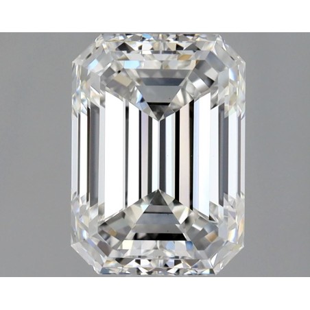 Diament szlif szmaragdowy, 1.7ct, VS1, G, GIA 7542079542