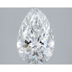 Diament laboratoryjny szlif gruszkowy, 1.6ct, VVS2, E, IGI LG698520460