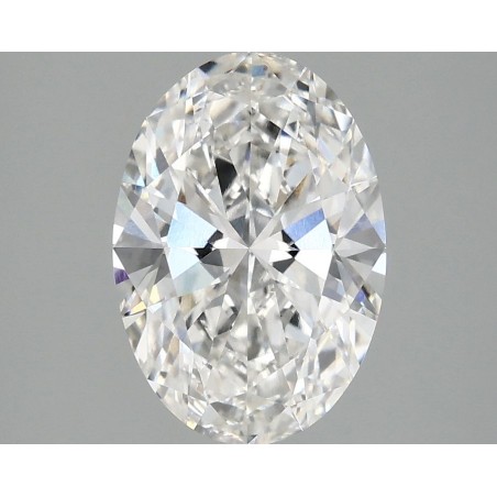 Diament laboratoryjny szlif owalny, 2ct, VVS2, F, IGI LG760501384