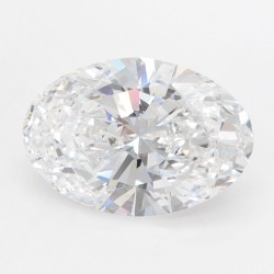 Diament laboratoryjny szlif owalny, 2.69ct, IF, D, IGI LG743546457