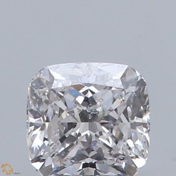 Diament szlif poduszkowy brylantowy, 0.7ct, SI1, E, GIA 6412115090