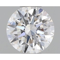 Diament szlif okrągły, 0.33ct, SI2, E, GIA 2534378926
