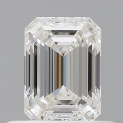 Diament szlif szmaragdowy, 0.53ct, VVS2, G, GIA 3545322347