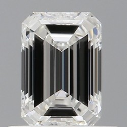 Diament szlif szmaragdowy, 0.7ct, VVS2, F, GIA 1545307500