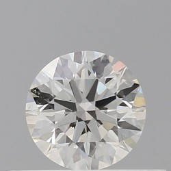 Diament szlif okrągły, 0.34ct, SI1, I, GIA 6541300008