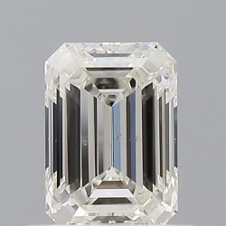 Diament szlif szmaragdowy, 0.51ct, SI1, I, GIA 2546322141