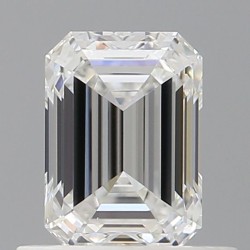 Diament szlif szmaragdowy, 0.7ct, VS1, F, GIA 1548322393