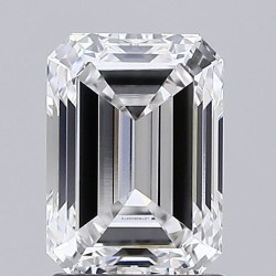 Diament laboratoryjny szlif szmaragdowy, 1.6ct, VVS2, E, IGI LG760502275