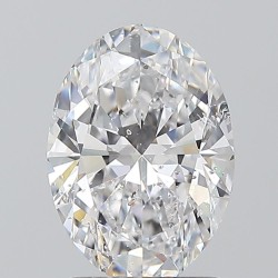 Diament szlif owalny, 1.5ct, SI2, D, HRD 250000304269