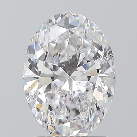 Diament szlif owalny, 1.5ct, SI2, D, HRD 250000304269