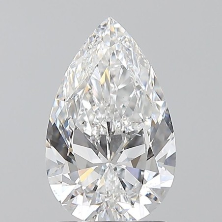 Diament szlif gruszkowy, 1.5ct, SI2, E, GIA 6532587394