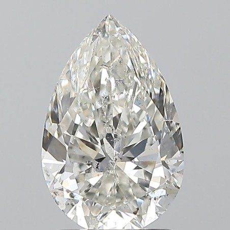 Diament szlif gruszkowy, 1.7ct, SI2, G, HRD 250000248065