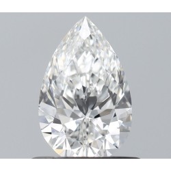 Diament szlif gruszkowy, 0.6ct, VS2, F, GIA 2547293815