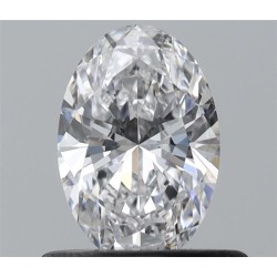 Diament szlif owalny, 0.54ct, SI1, D, GIA 6541296317