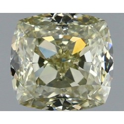 Diament o barwie fantazyjnej szlif poduszkowy modyfikowany, 1.01ct, VS1, Yellow, GIA 5533041899