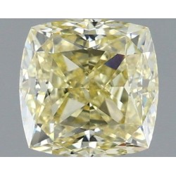 Diament o barwie fantazyjnej szlif poduszkowy modyfikowany, 1.02ct, VS1, Yellow, GIA 6535041847