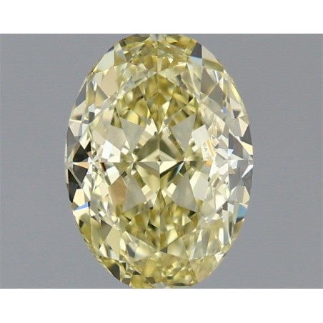 Diament o barwie fantazyjnej szlif owalny, 1.1ct, VVS1, Yellow, GIA 1533079458