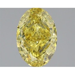Diament o barwie fantazyjnej szlif owalny, 1.5ct, VS1, Yellow, GIA 7531732151