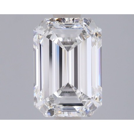 Diament laboratoryjny szlif szmaragdowy, 2ct, VVS2, E, IGI LG750533680