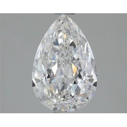 Diament szlif gruszkowy, 1.58ct, VVS2, E, GIA 1525627047