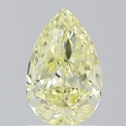 Diament o barwie fantazyjnej szlif gruszkowy, 1.5ct, VS1, Fancy Yellow, GIA 1549191208