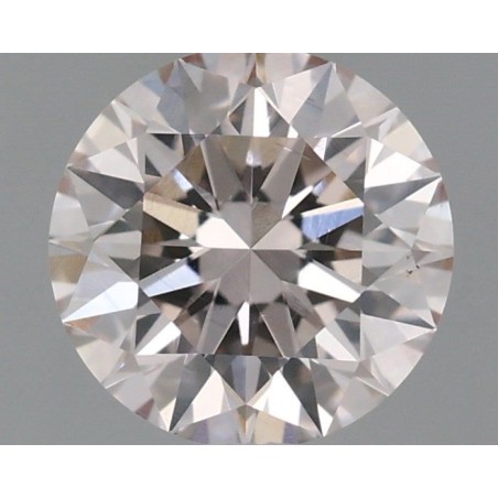 Diament o barwie fantazyjnej szlif okrągły, 0.81ct, VS2, Very Light Pink, GIA 7201657232