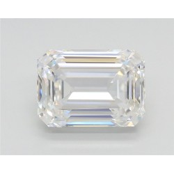 Diament laboratoryjny szlif szmaragdowy, 3ct, VVS2, E, IGI LG758590686