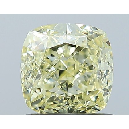 Diament o barwie fantazyjnej szlif poduszkowy modyfikowany, 1.11ct, VVS2, Fancy Yellow, GIA 6532541359