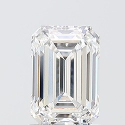 Diament laboratoryjny szlif szmaragdowy, 1.56ct, VVS2, E, IGI LG757524744