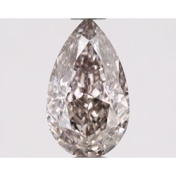 Diament o barwie fantazyjnej szlif gruszkowy, 1.02ct, VS2, Fancy Brown Pink, GIA 2507296280