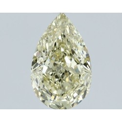 Diament o barwie fantazyjnej szlif gruszkowy, 0.81ct, VVS2, Fancy Yellow, GIA 6522419941