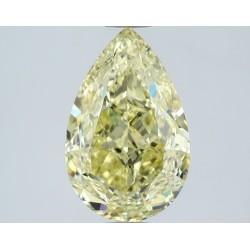 Diament o barwie fantazyjnej szlif gruszkowy, 1.5ct, VVS2, Fancy Intense Yellow, GIA 2536485706