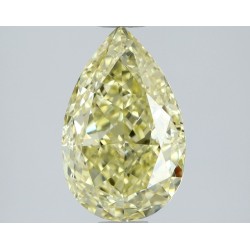 Diament o barwie fantazyjnej szlif gruszkowy, 1.5ct, VVS1, Fancy Intense Yellow, GIA 1529191467