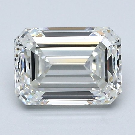 Diament szlif szmaragdowy, 1.8ct, VVS2, H, GIA 7516536390