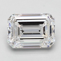 Diament szlif szmaragdowy, 1.7ct, VS2, D, GIA 7521610577