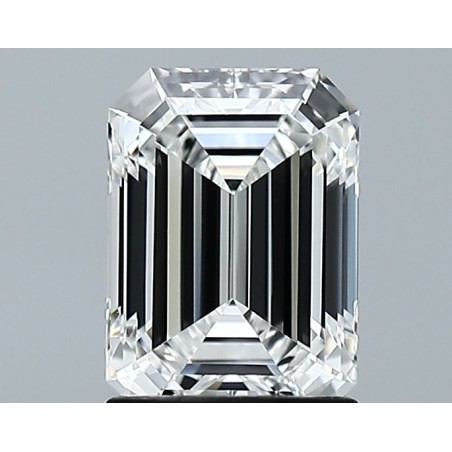 Diament laboratoryjny szlif szmaragdowy, 1.58ct, VVS1, E, GIA 2516174413