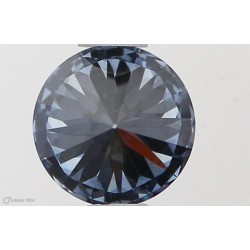 Diament laboratoryjny o barwie fantazyjnej szlif okrągły, 0.53ct, VVS1, Fancy Vivid Blue, IGI LG581331128