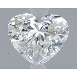 Diament serce, 0.4ct, VVS1, G, GIA 6545191687