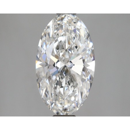 Diament laboratoryjny szlif owalny, 2.5ct, VVS2, F, IGI LG757503775