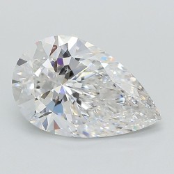 Diament laboratoryjny szlif gruszkowy, 2.62ct, VVS2, D, GIA 5503623935