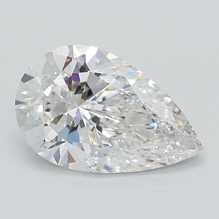 Diament laboratoryjny szlif gruszkowy, 2.62ct, VVS2, D, GIA 5503623935