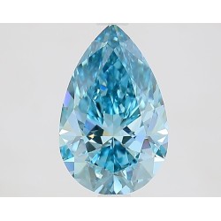 Diament laboratoryjny o barwie fantazyjnej szlif gruszkowy, 2.12ct, VVS2, Fancy Vivid Blue, IGI LG696505257