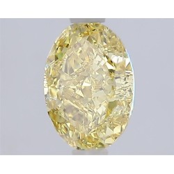 Diament laboratoryjny o barwie fantazyjnej szlif owalny, 1.61ct, VVS2, Fancy Intense Yellow, IGI LG747516222