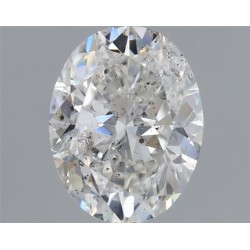 Diament szlif owalny, 1ct, SI2, G, HRD 250000100932