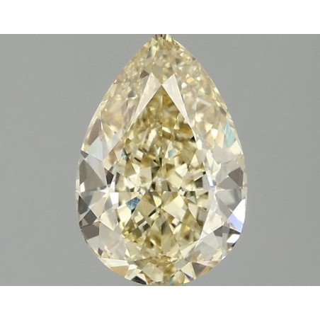 Diament laboratoryjny o barwie fantazyjnej szlif gruszkowy, 1.59ct, VVS2, Fancy Intense Yellow, IGI LG702520159