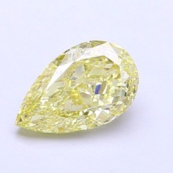 Diament laboratoryjny o barwie fantazyjnej szlif gruszkowy, 1.3ct, VVS2, Fancy Yellow, IGI LG755524751