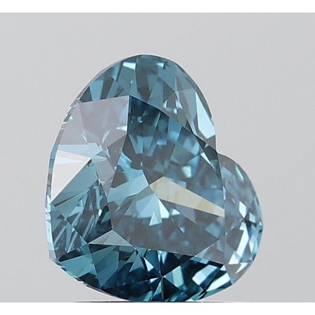 Diament laboratoryjny o barwie fantazyjnej serce, 2ct, VVS2, Fancy Vivid Blue, IGI LG656494663