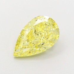 Diament laboratoryjny o barwie fantazyjnej szlif gruszkowy, 2.53ct, VVS2, Fancy Intense Yellow, IGI LG722510341